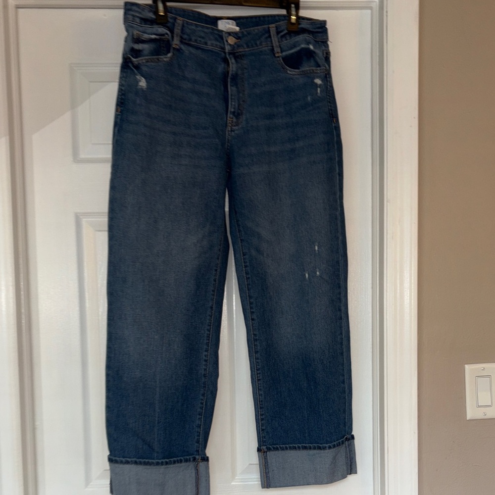 Time and Tru Dark Blue Ankle Jeans